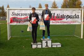 dekoracja zawodników