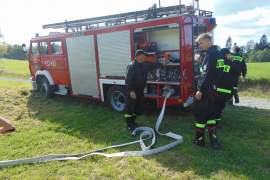 W zawodach pomagali strażacy OSP